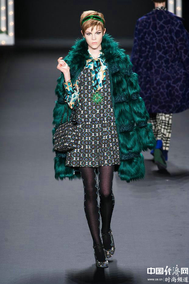 Модная женская одежда от «Anna Sui» на осень-зиму 2013/2014