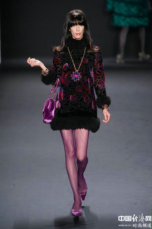 Модная женская одежда от «Anna Sui» на осень-зиму 2013/2014