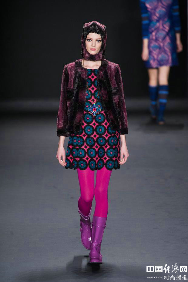 Модная женская одежда от «Anna Sui» на осень-зиму 2013/2014