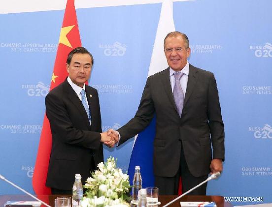 Состоялась встреча глав МИД КНР и РФ