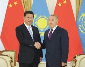 Состоялась встреча Си Цзиньпина и Н. Назарбаева