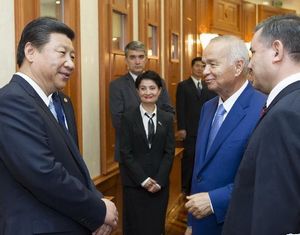 Си Цзиньпин посетил Верхнюю палату парламента Узбекистана 