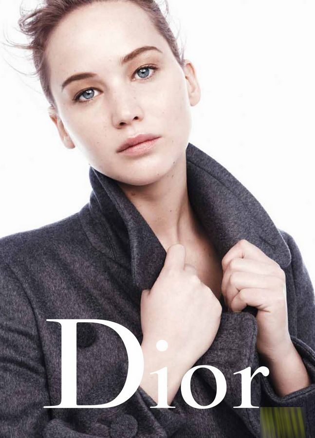 Дженнифер Лоуренс в съемках рекламы DIOR