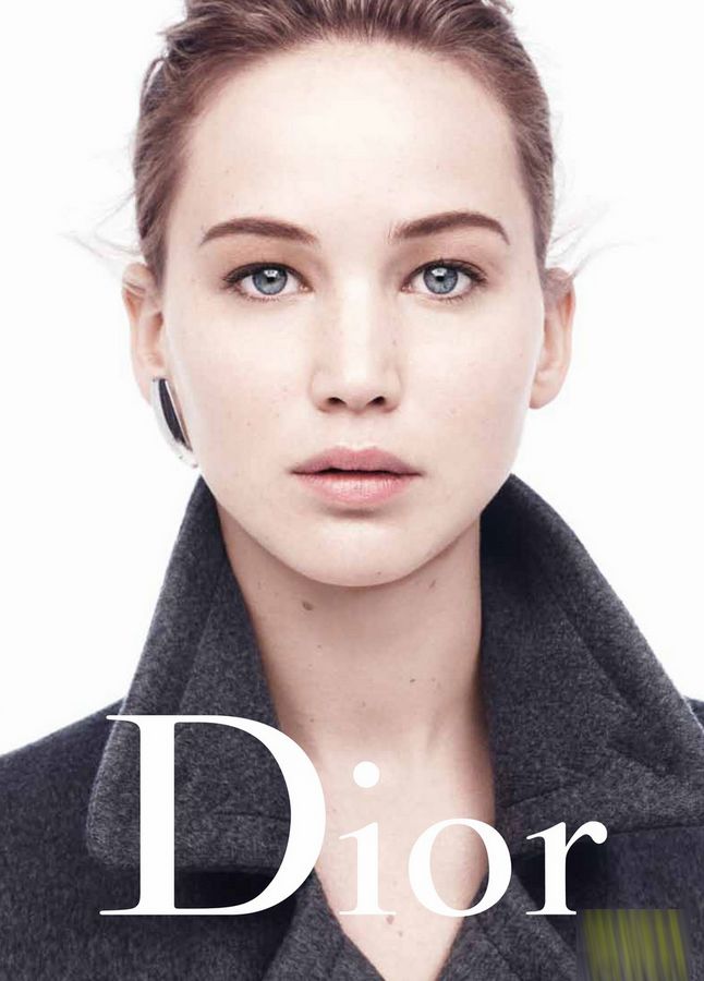 Дженнифер Лоуренс в съемках рекламы DIOR