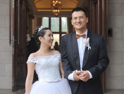 Фото: Торжественная свадьба Хэ Цзе и Хэ Цзымина