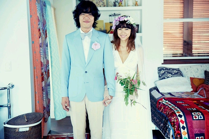 Романтичные свадебные фото южнокорейской певицы Ли Хё Ри