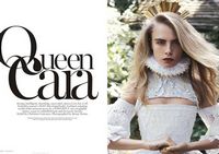 Кара Делевинь в роскошной фотосессии для журнала Vogue Австралия