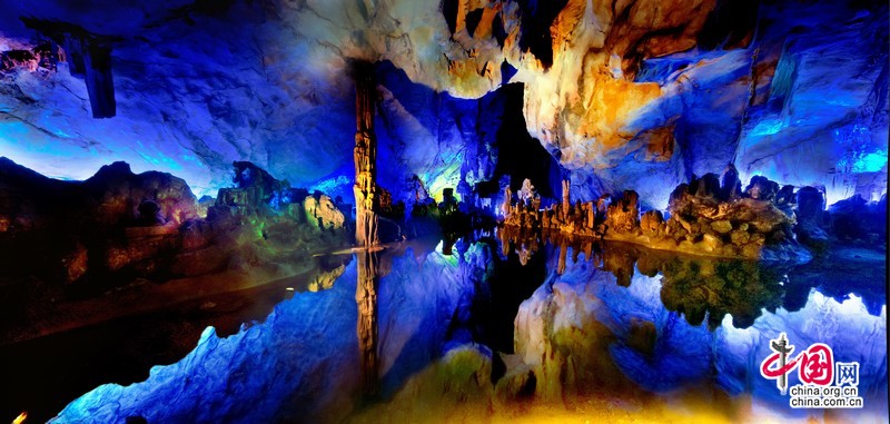 Красивые пейзажи в туристическом районе Луди в Гуйлине