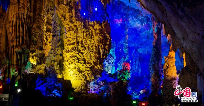 Красивые пейзажи в туристическом районе Луди в Гуйлине