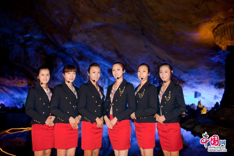 Красивые пейзажи в туристическом районе Луди в Гуйлине