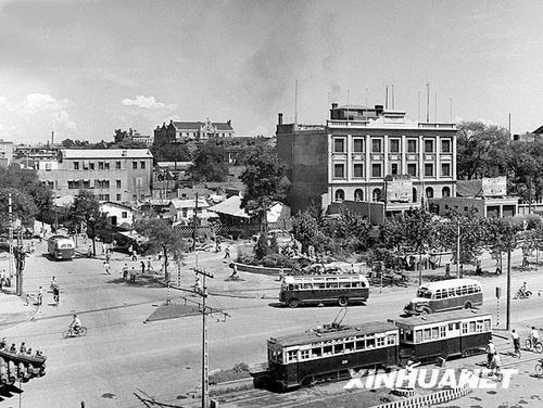 Старые фото: проспект Чанъаньцзе