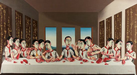 Картина современного китайского художника Цзэн Фаньчжи продана на аукционе в Сянгане за рекордную сумму в 160 млн сянганских долларов