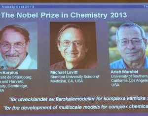 Объявлены лауреаты Нобелевской премии 2013 года в области химии