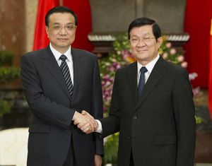 Ли Кэцян встретился с президентом Вьетнама Чыонг Тан Шангом