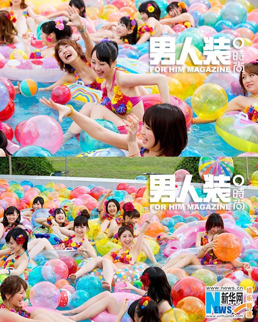 Красивые фотографии членов японской женской идол-поп-группы AKB48