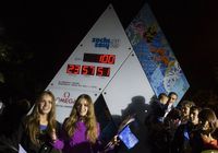 В Сочи отметили 100 дней обратного отсчета до открытия Зимней Олимпиады 2014