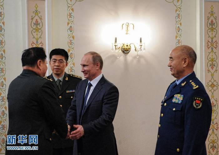 Президент РФ В. Путин встретился с заместителем председателя ЦВС КНР Сюй Циляном