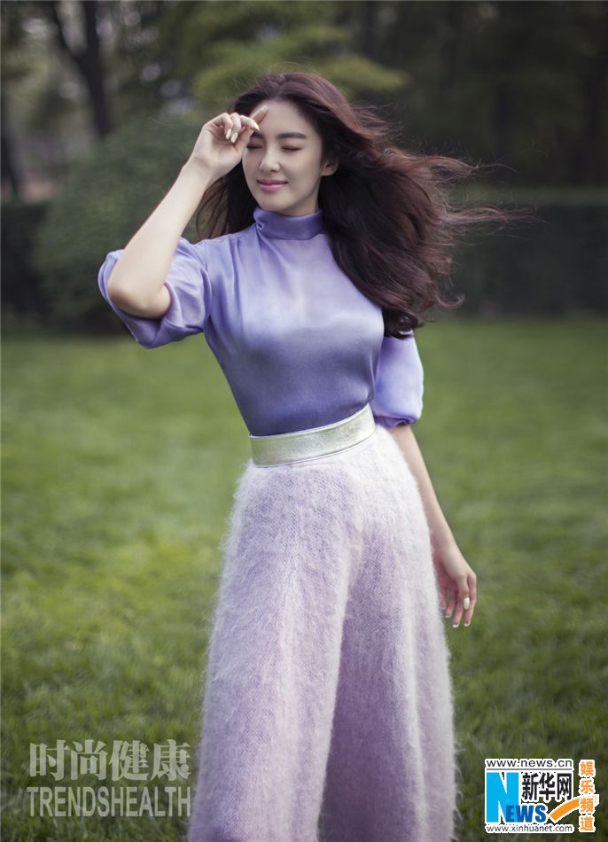 Чжан Юйци на обложке модного журнала