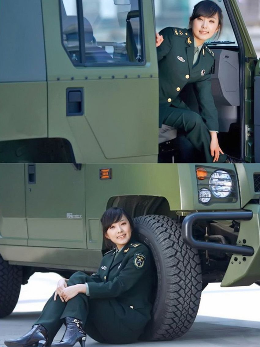 Яркие женщины- военнослужащие Китая