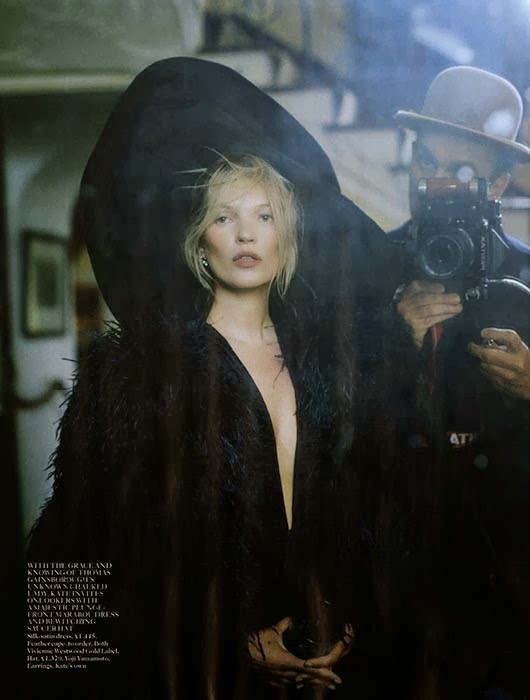Кейт Мосс украсила обложку британского Vogue