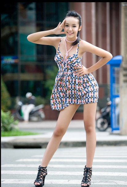 Свежая красота! 12-летняя модель покорила Вьетнам