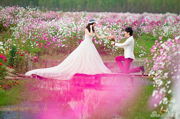 Свадебные фотографии красавицы Бай Бин