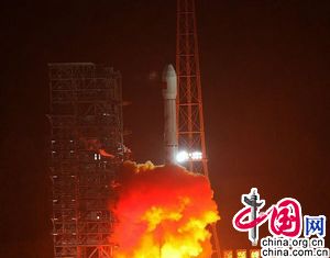 В Китае был произведен запуск космического аппарата зондирования Луны 'Чанъэ-3'