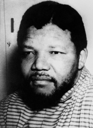 1964 год: Нельсон Мандела в тюрьме.