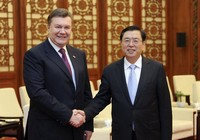 Встреча председателя ПК ВСНП Чжан Дэцзяна с президентом Украины