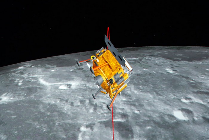 Космический аппарат 'Чанъэ-3' прилунился вечером 14 декабря