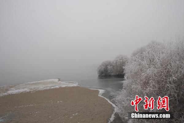 Сказочные зимние пейзажи реки Кайдухэ в СУАР