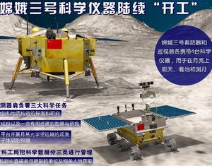 Активизированы научные измерительные приборы спускаемого модуля спутника 'Чанъэ-3' и лунохода 'Юйту'