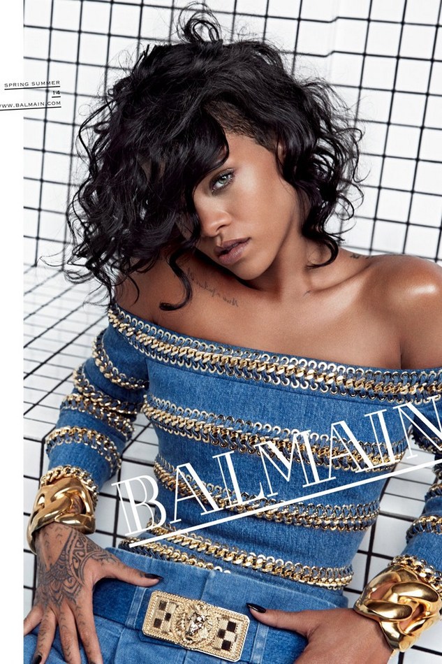 Риана в новой рекламе Balmain