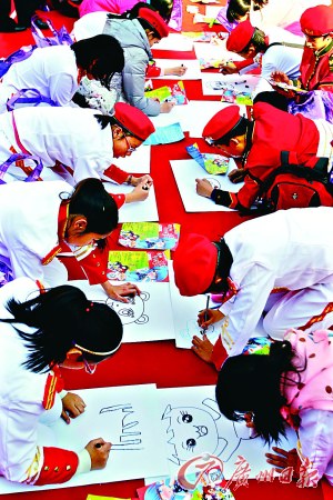 Дети с помощью рисунков описали свою китайскую мечту