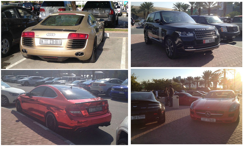 Роскошные автомобили студентов в университетах Дубая