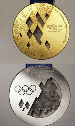 Медаль олимпиады Сочи-2014 