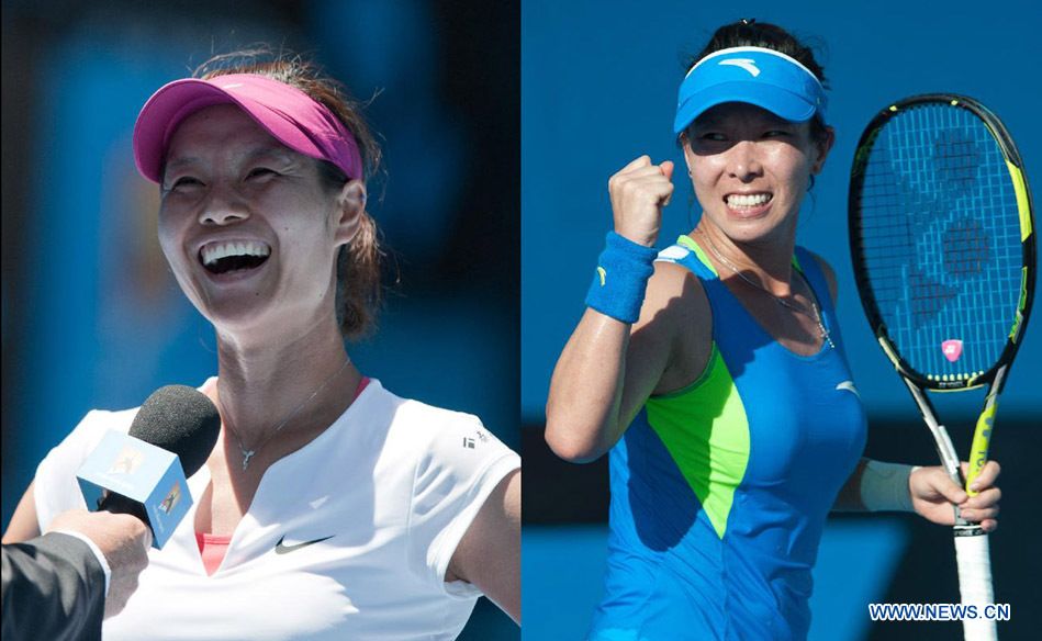 Китайские теннисистки Ли На и Чжэн Цзе вышли во второй круг Открытого чемпионата Австралии по теннису --2014