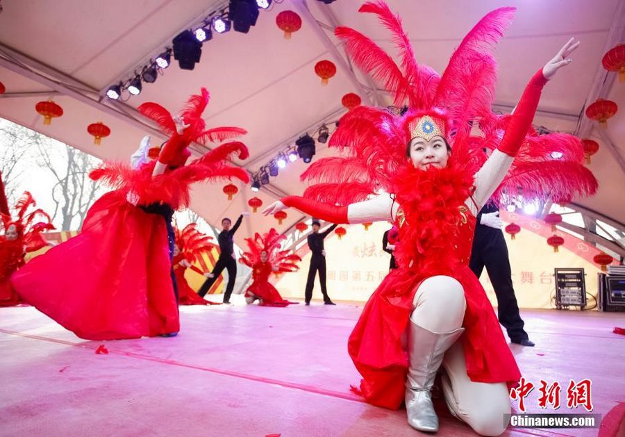 19 января состоялась репетиция выступлений, которые пройдут на ярмарке в честь праздника Весны в парке Юаньминюань. 