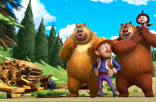 В первые дни проката мультфильм 'Медведи и соседи' собрал больше 100 млн юаней