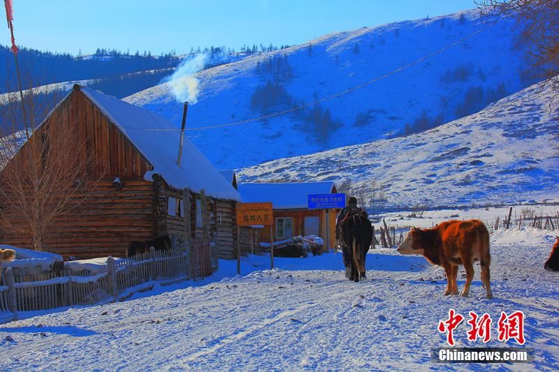 Живописное село Ципачилек на севере Синьцзяна