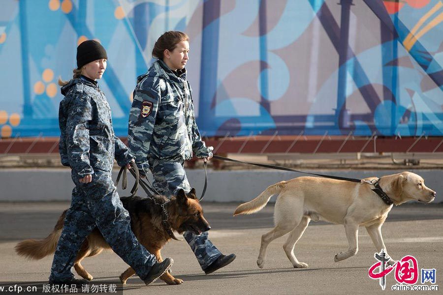 Фотохроника: Кто обеспечивает безопасность зимних Олимпийских игр в Сочи? 