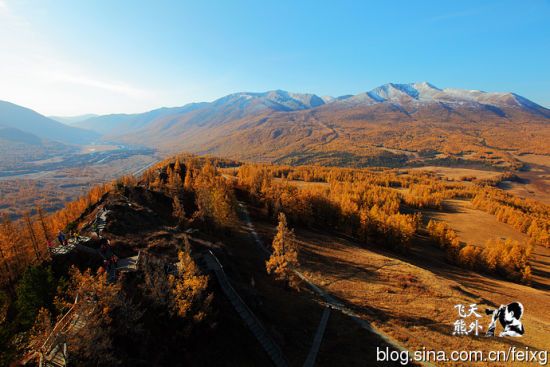 Очаровательные осенние пейзажи Канаса в Синьцзяне