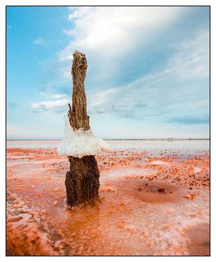 Завораживающее соленое озеро в Крыму Украины