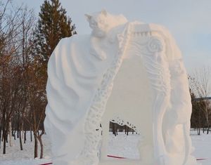 На острове Тайяндао завершилась 26-я Харбинская международная ярмарка снежной скульптуры