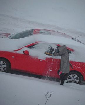 Фото: Сильный снег в Урумчи