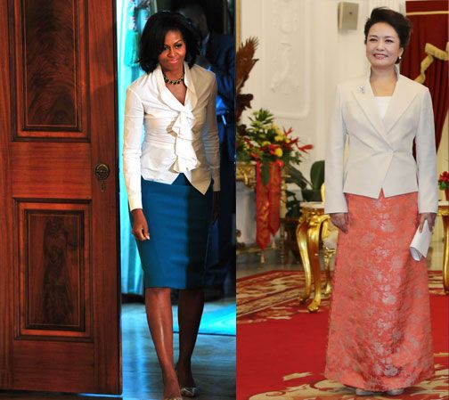 Модные первые леди Китая и США