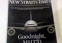 Малайзийские газеты почтили память погибших на лайнере MH370 