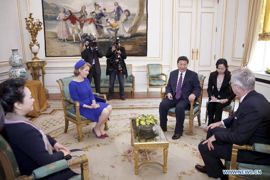 Си Цзиньпин встретился с королем Бельгии Филиппом