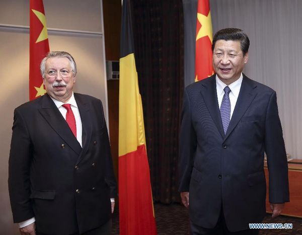 Си Цзиньпин встретился с преседателем палаты представителей парламента Бельгии А.Флао