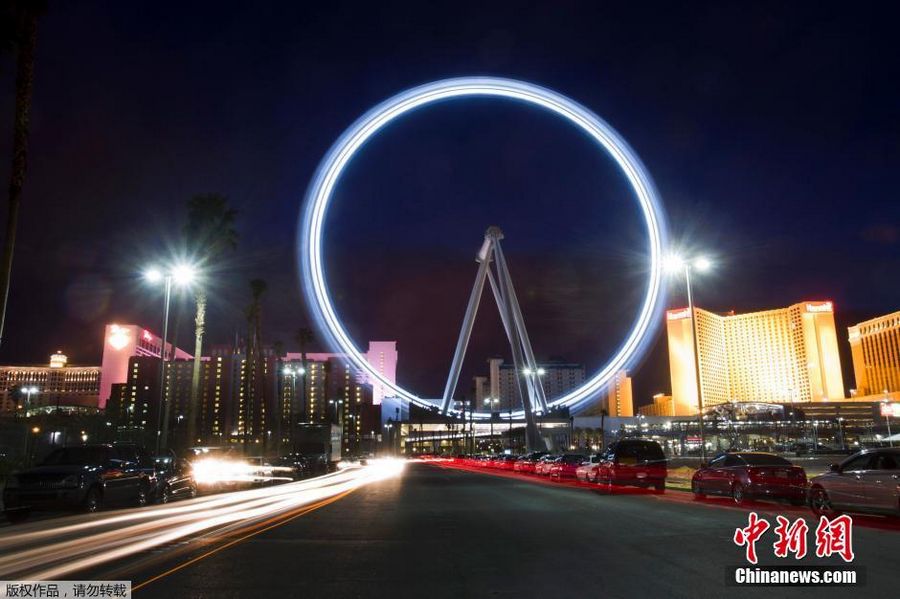 Самое большое в мире чертово колесо в Лас-Вегасе